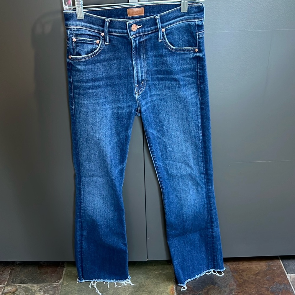 MOTHER Jeans The Insider Ankle Fray